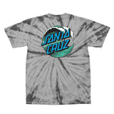 Santa Cruz Wave Dot Regular T-Shirt Spider Silver