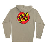 Santa Cruz Classic Dot Womens Relaxed Hoodie, Cement