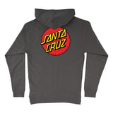 Santa Cruz Classic Dot Relaxed Fit Women's Sweatshirt, Charcoal Gray