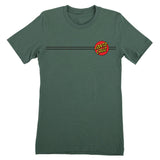 Santa Cruz Classic Dot Womens Relaxed T-Shirt, Pine