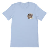 Santa Cruz Wave Dot Women's Relaxed T-Shirt, Baby Blue
